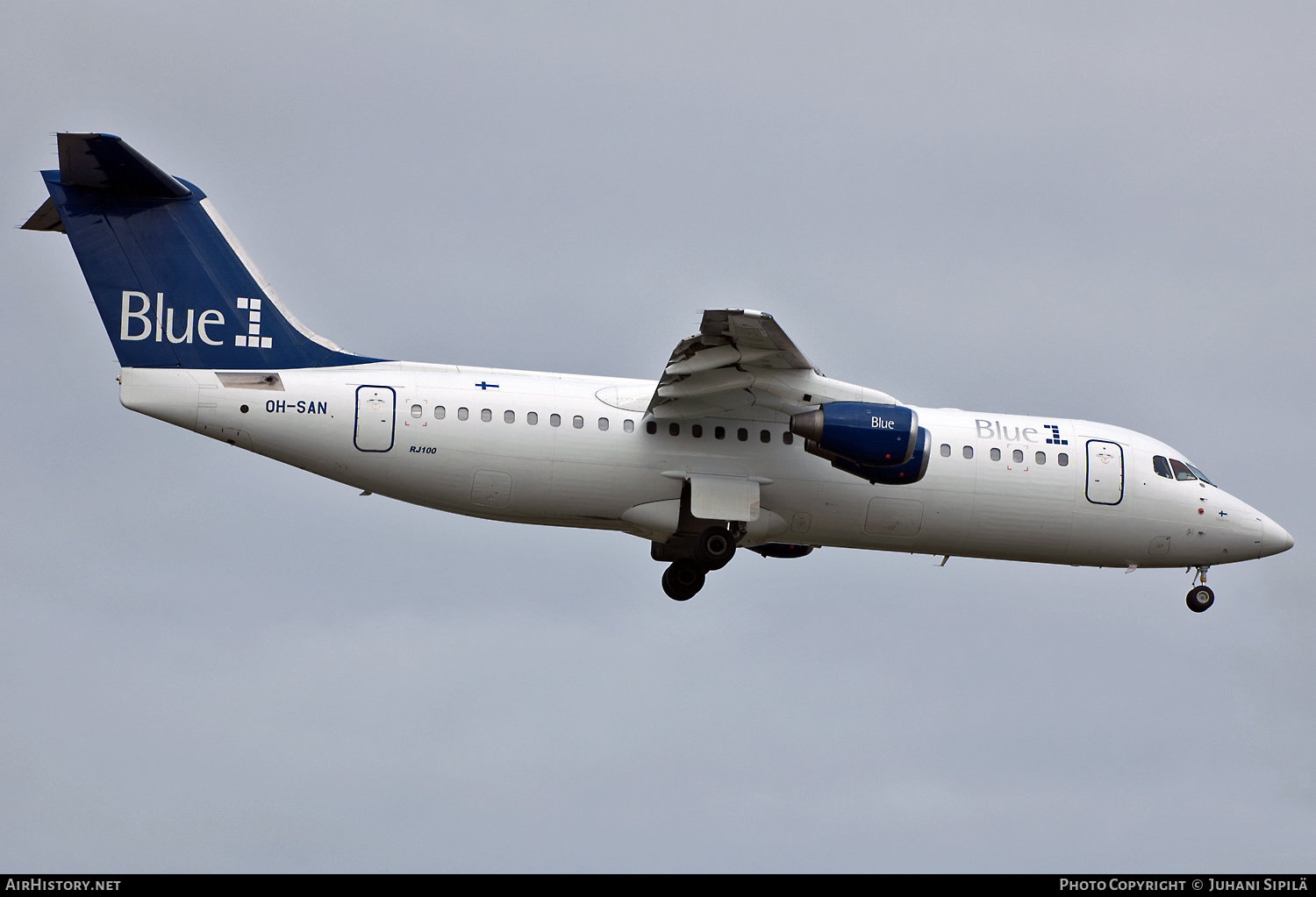 Aircraft Photo of OH-SAN | BAE Systems Avro 146-RJ100 | Blue1 | AirHistory.net #125342