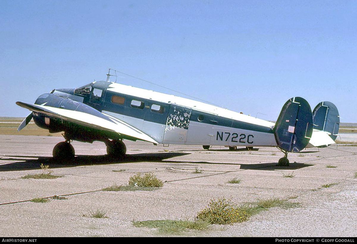 Aircraft Photo of N722C | Beech D18S | AirHistory.net #125364