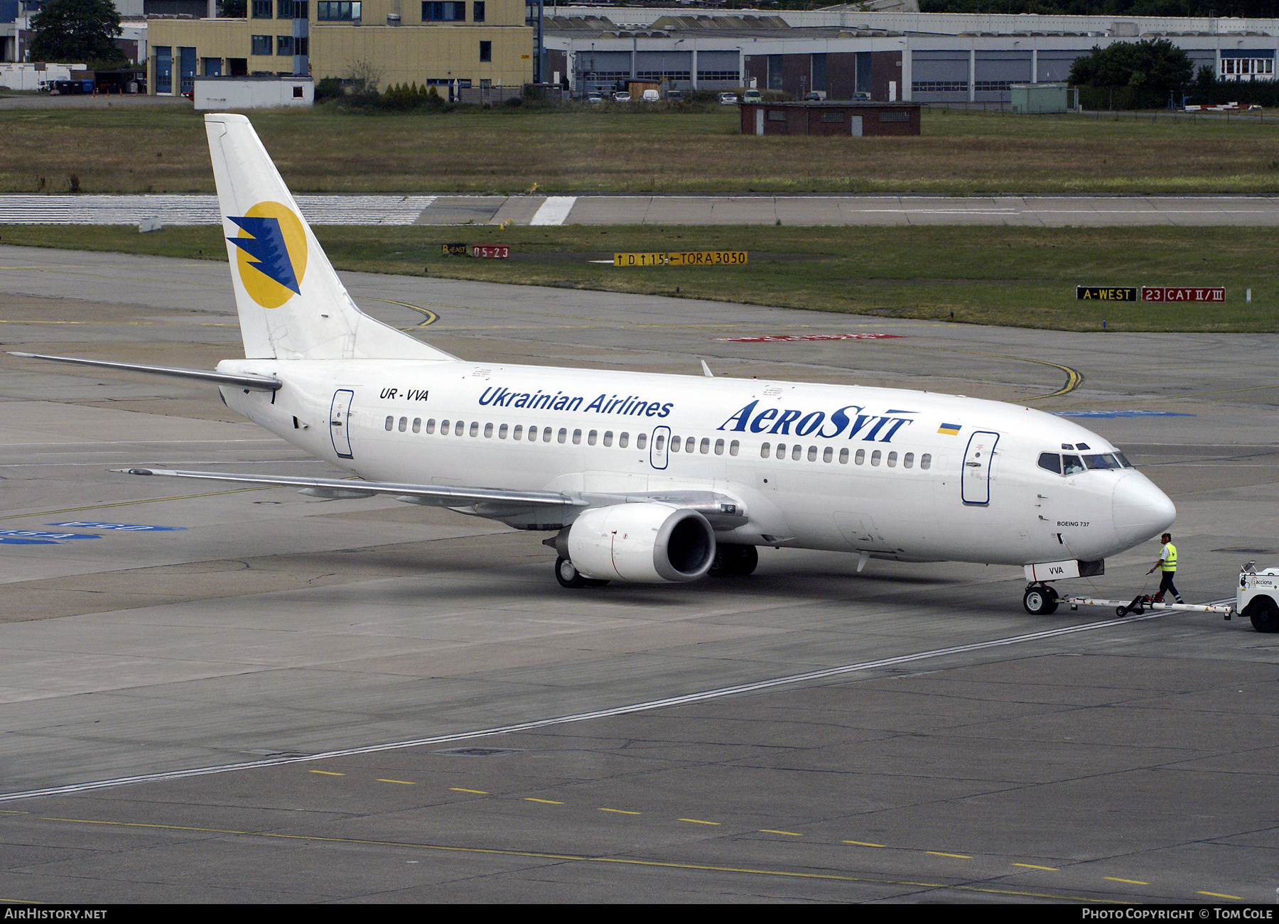 Aircraft Photo of UR-VVA | Boeing 737-3Q8 | AeroSvit Ukrainian Airlines | AirHistory.net #125387