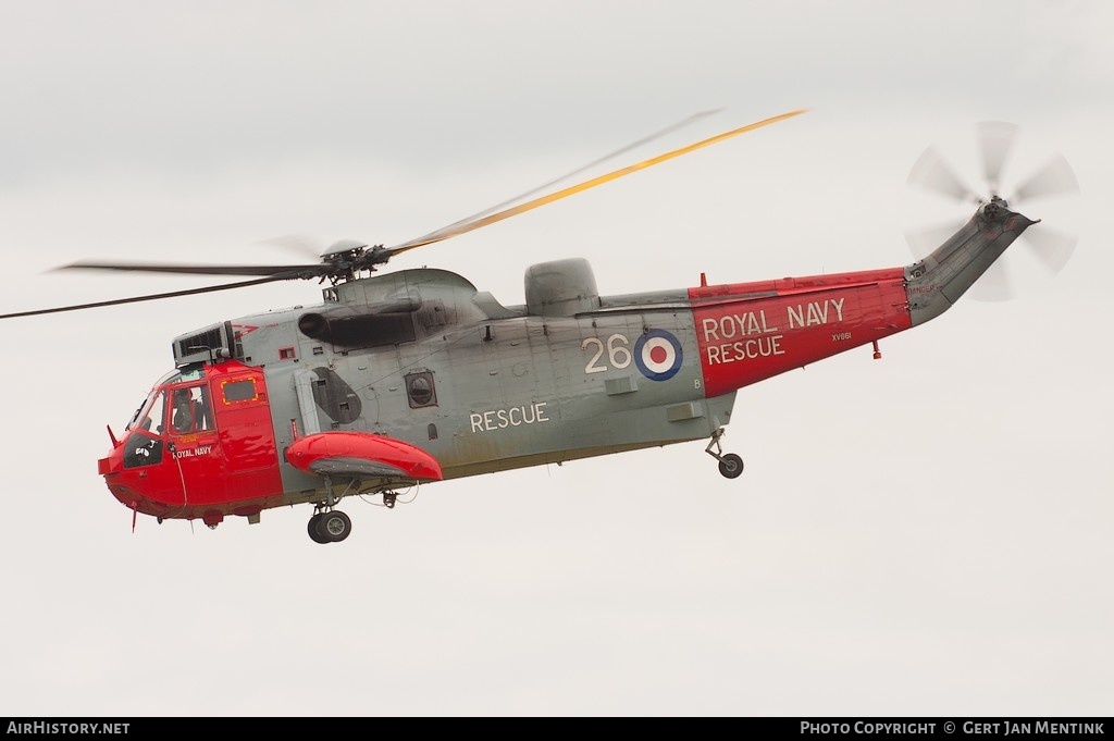 Aircraft Photo of XV661 | Westland WS-61 Sea King HU5 | UK - Navy | AirHistory.net #125392