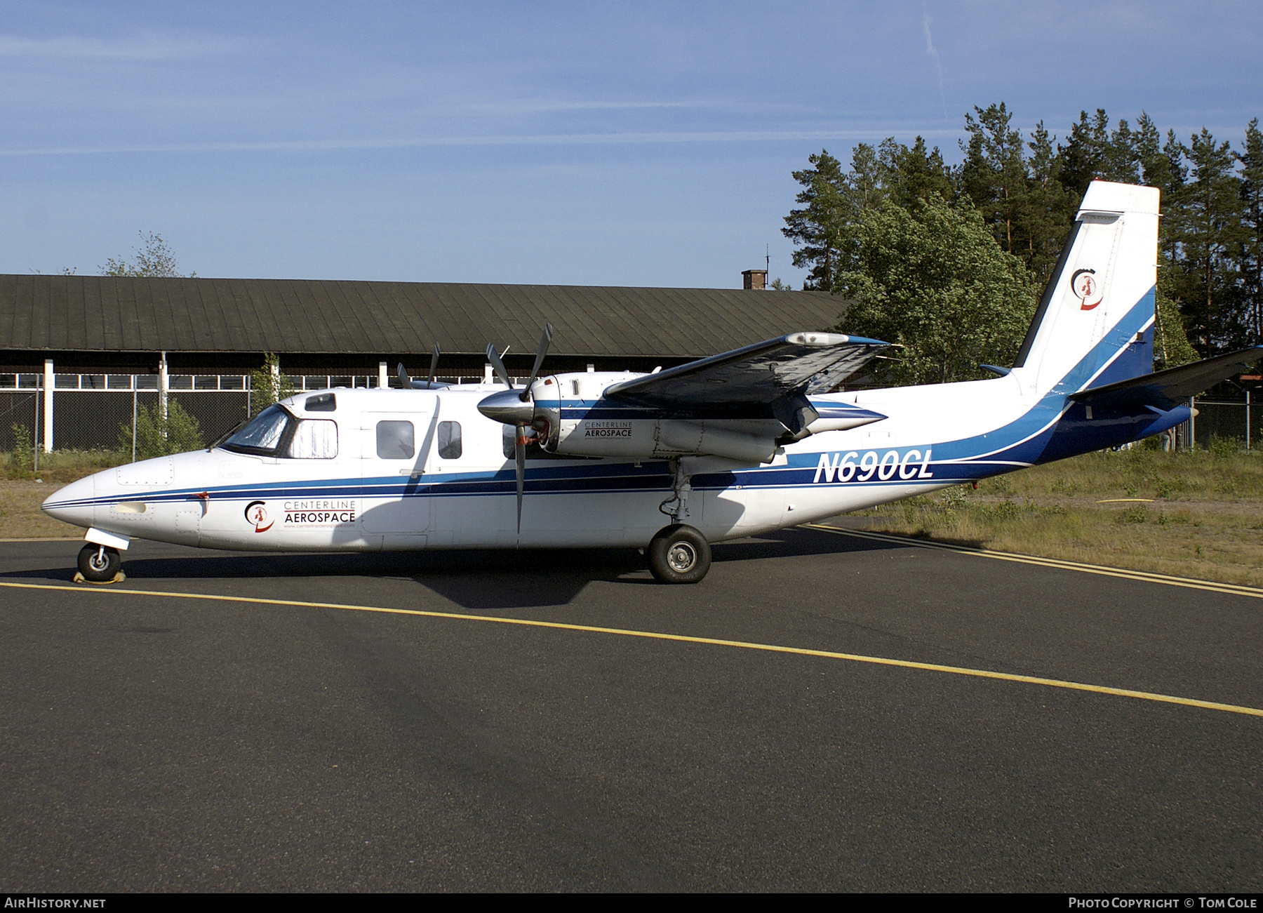 Aircraft Photo of N690CL | Rockwell 690A Turbo Commander | Centerline Aerospace | AirHistory.net #125410