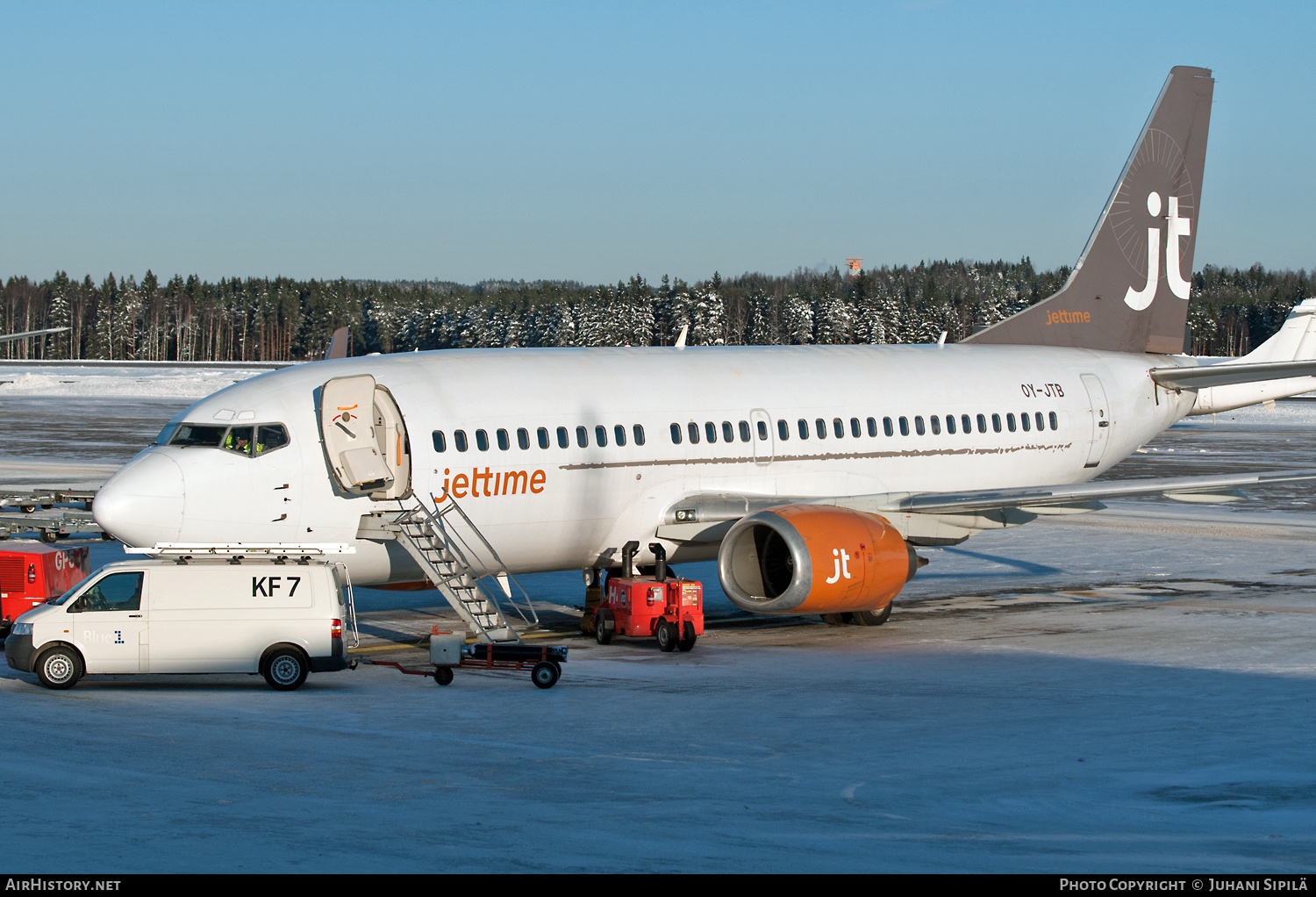 Aircraft Photo of OY-JTB | Boeing 737-3Y0 | Jettime | AirHistory.net #125451