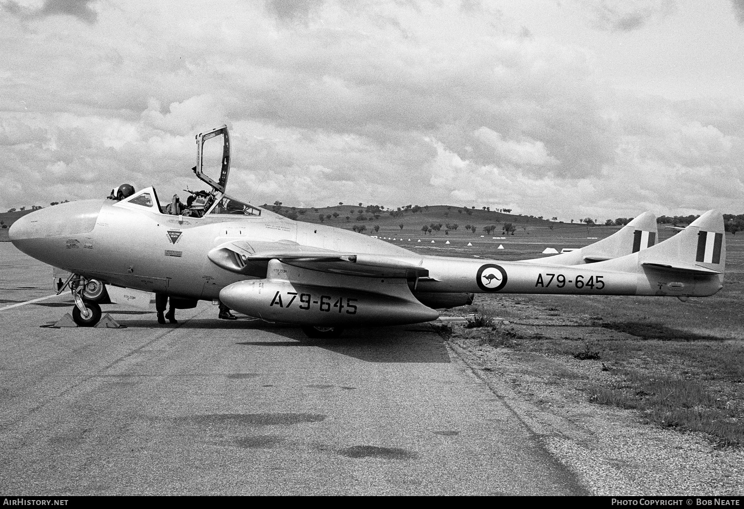 Aircraft Photo of A79-645 | De Havilland D.H. 115 Vampire T35 | Australia - Air Force | AirHistory.net #125524