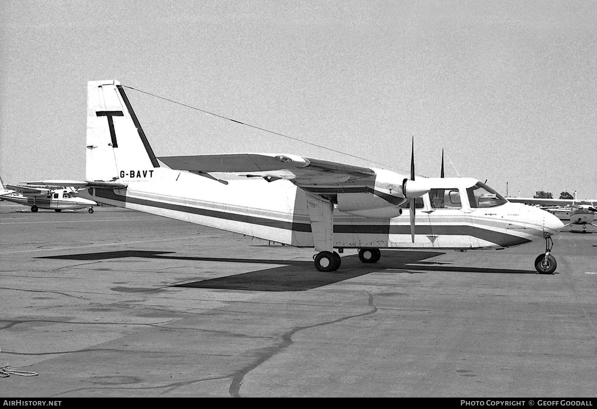 Aircraft Photo of G-BAVT | Britten-Norman BN-2A-6 Islander | AirHistory.net #125547