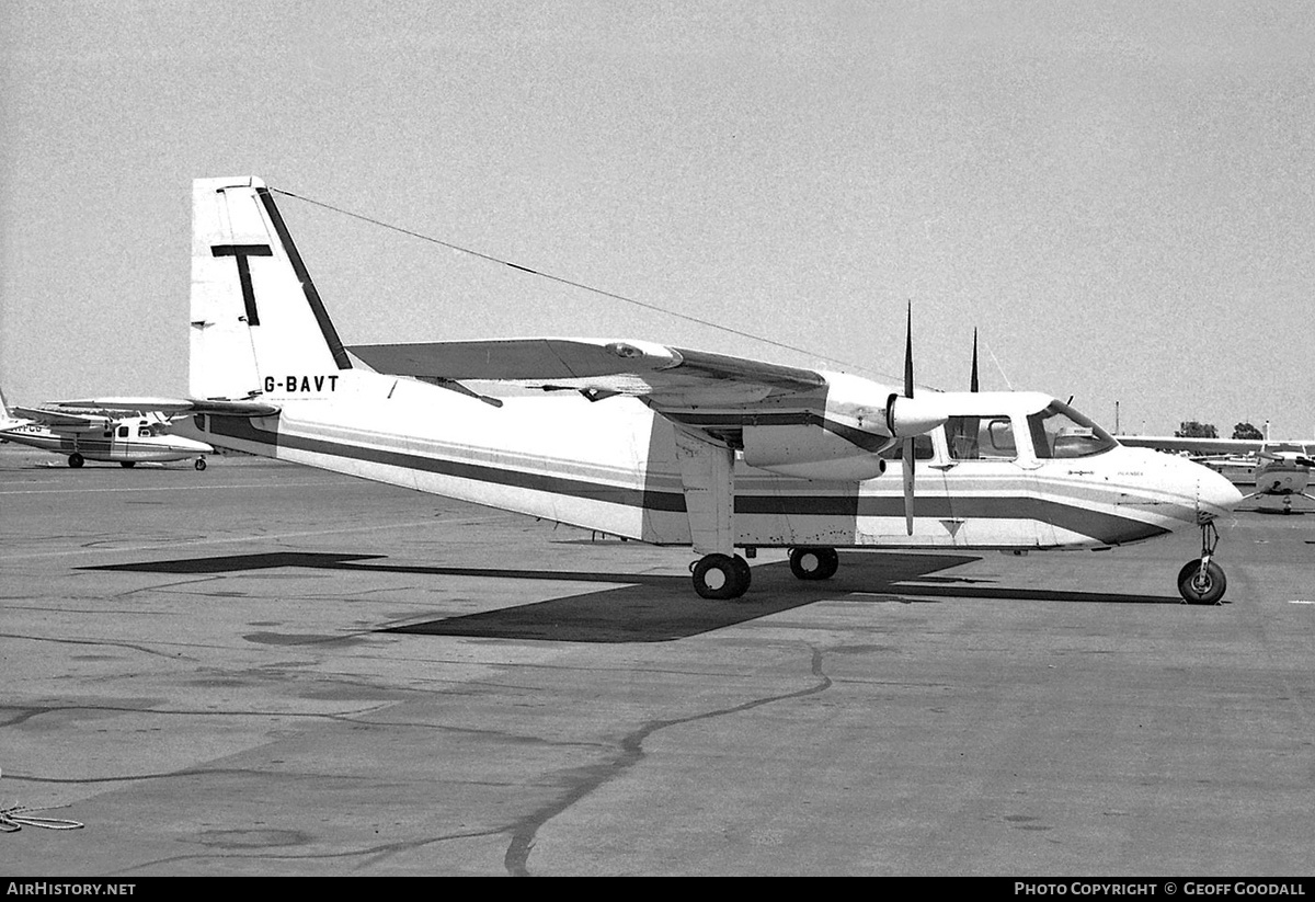 Aircraft Photo of G-BAVT | Britten-Norman BN-2A-6 Islander | AirHistory.net #125547