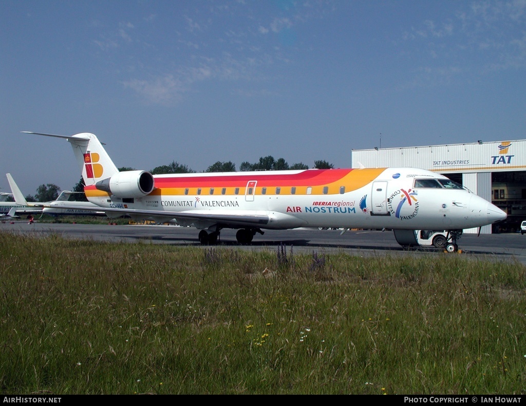 Aircraft Photo of EC-HHI | Bombardier CRJ-200ER (CL-600-2B19) | Iberia Regional | AirHistory.net #125566