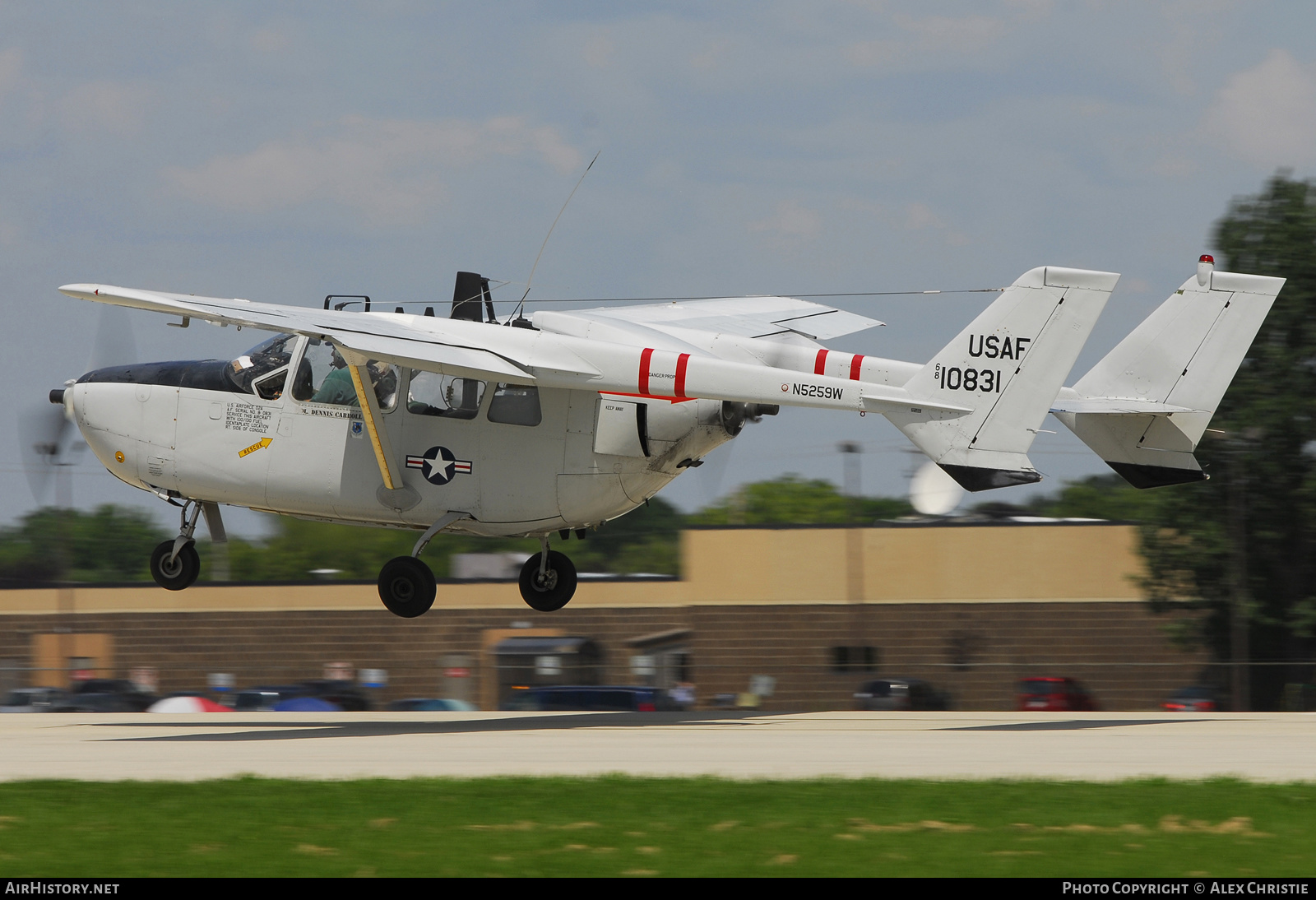 Aircraft Photo of N5259W / 68-10831 | Cessna O-2A Super Skymaster | USA - Air Force | AirHistory.net #125586