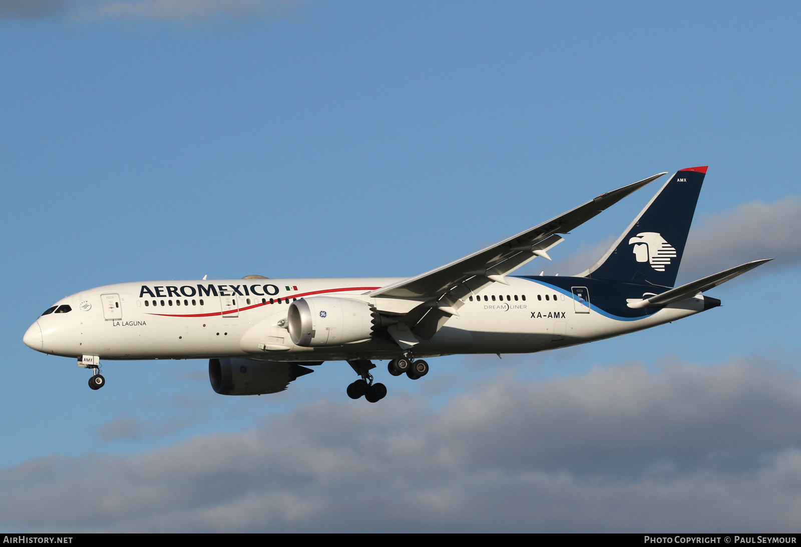 Aircraft Photo of XA-AMX | Boeing 787-8 Dreamliner | AeroMéxico | AirHistory.net #125607