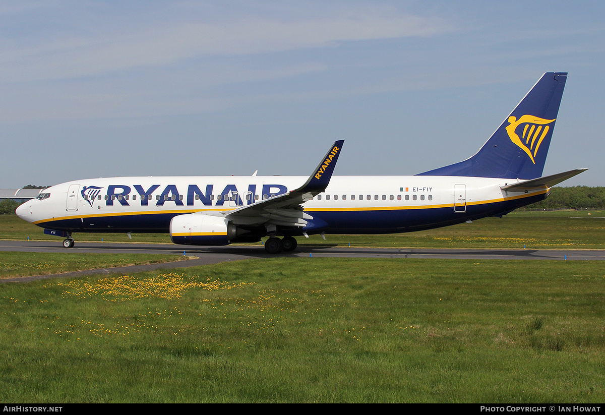 Aircraft Photo of EI-FIY | Boeing 737-8AS | Ryanair | AirHistory.net #125626