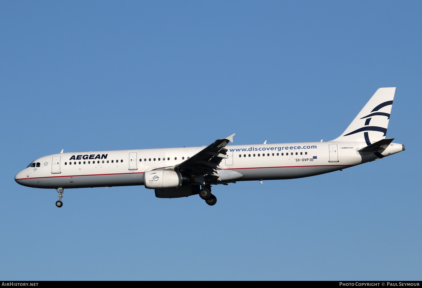 Aircraft Photo of SX-DVP | Airbus A321-232 | Aegean Airlines | AirHistory.net #125630