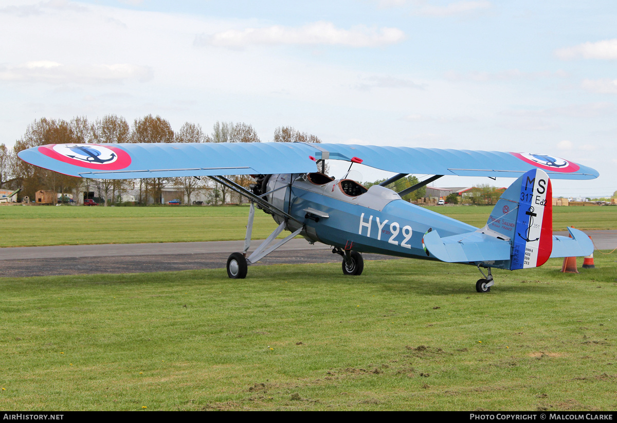 Aircraft Photo of G-MOSA / 351 | Morane-Saulnier MS-317 | France - Navy | AirHistory.net #125634