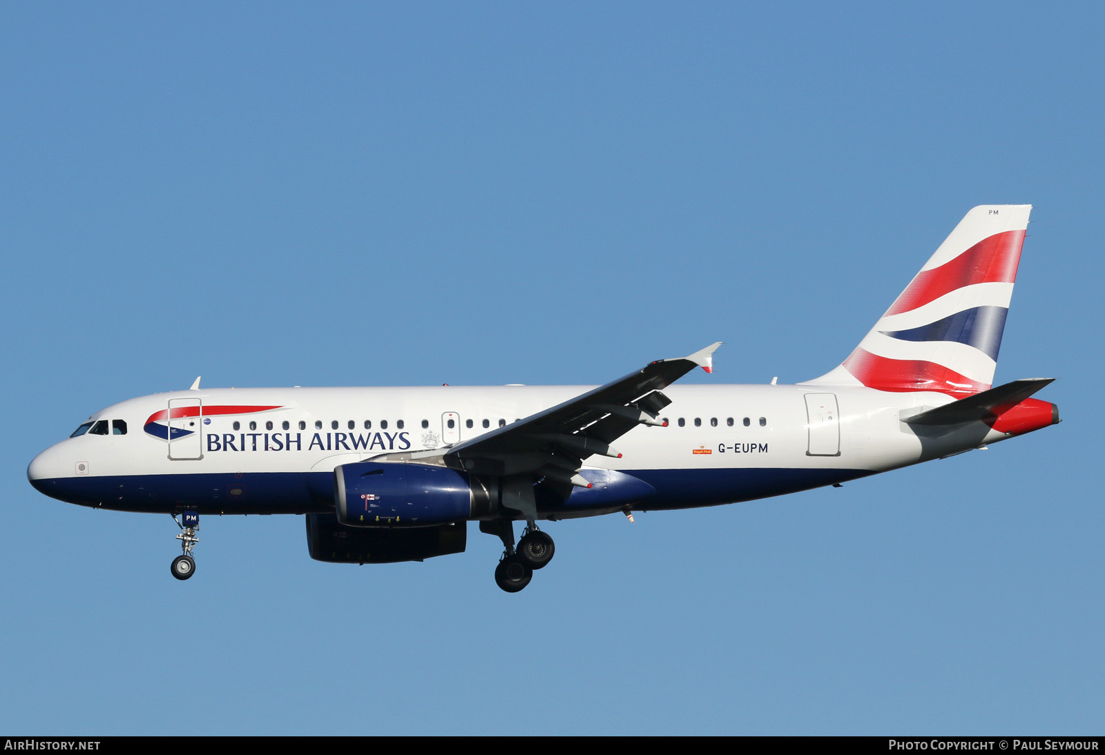 Aircraft Photo of G-EUPM | Airbus A319-131 | British Airways | AirHistory.net #125644