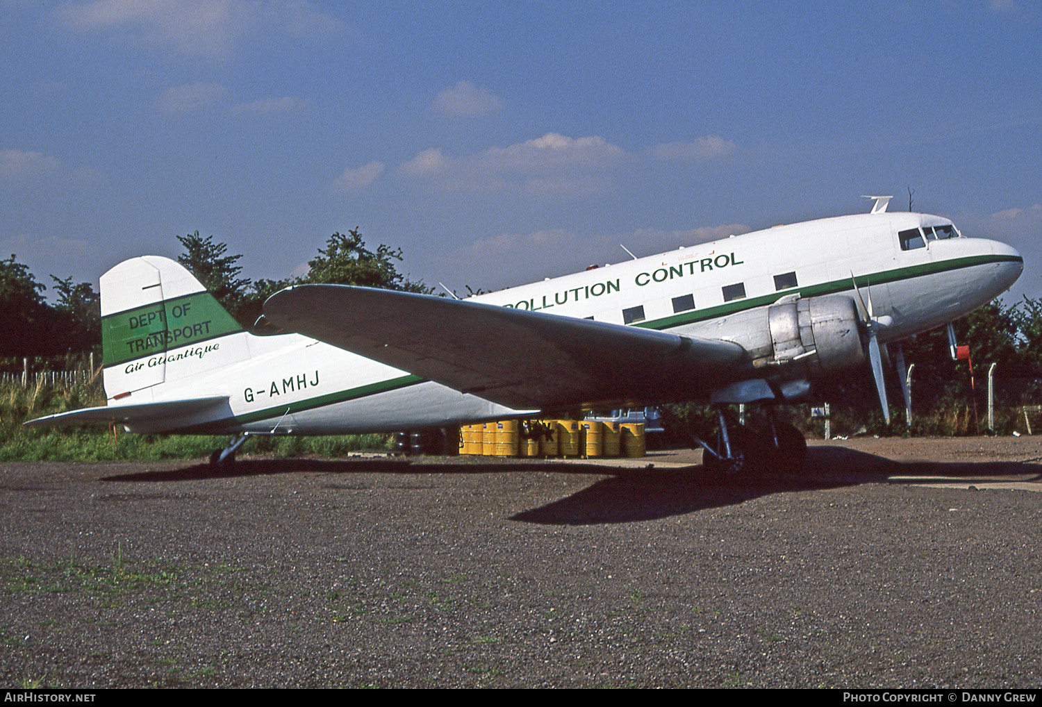 Aircraft Photo of G-AMHJ | Douglas C-47A Skytrain | Department of Transport - Pollution Control | AirHistory.net #125682