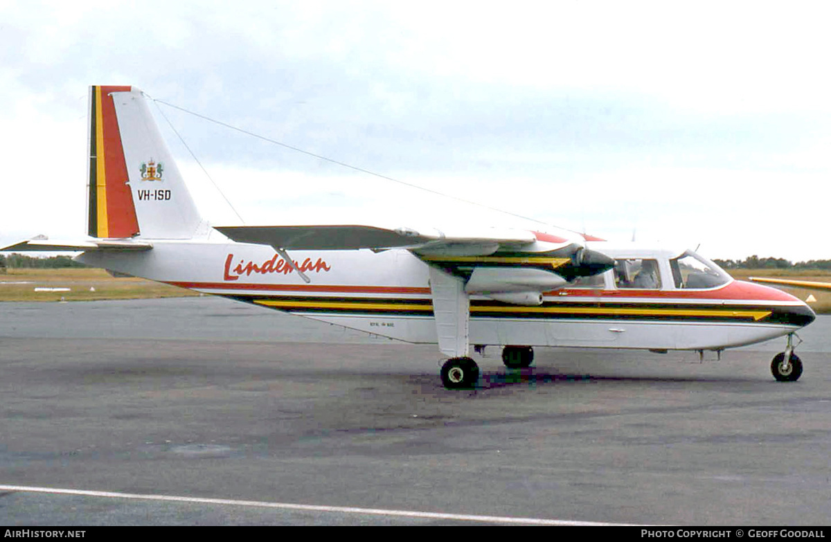 Aircraft Photo of VH-ISD | Britten-Norman BN-2A-3 Islander | Lindeman Aerial Services | AirHistory.net #125738