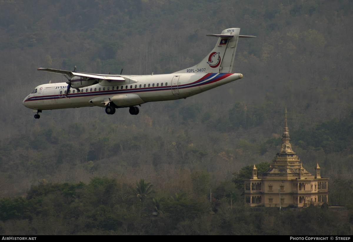 Aircraft Photo of RDPL-34137 | ATR ATR-72-202 | Lao Aviation | AirHistory.net #125743