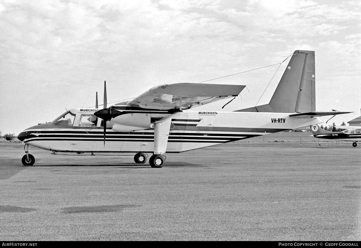 Aircraft Photo of VH-RTV | Britten-Norman BN-2A-26 Islander | Murchison Air Charter | AirHistory.net #125748