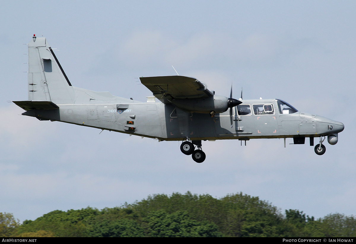 Aircraft Photo of ZH001 | Britten-Norman BN-2T-4S Defender AL2 | UK - Army | AirHistory.net #125830