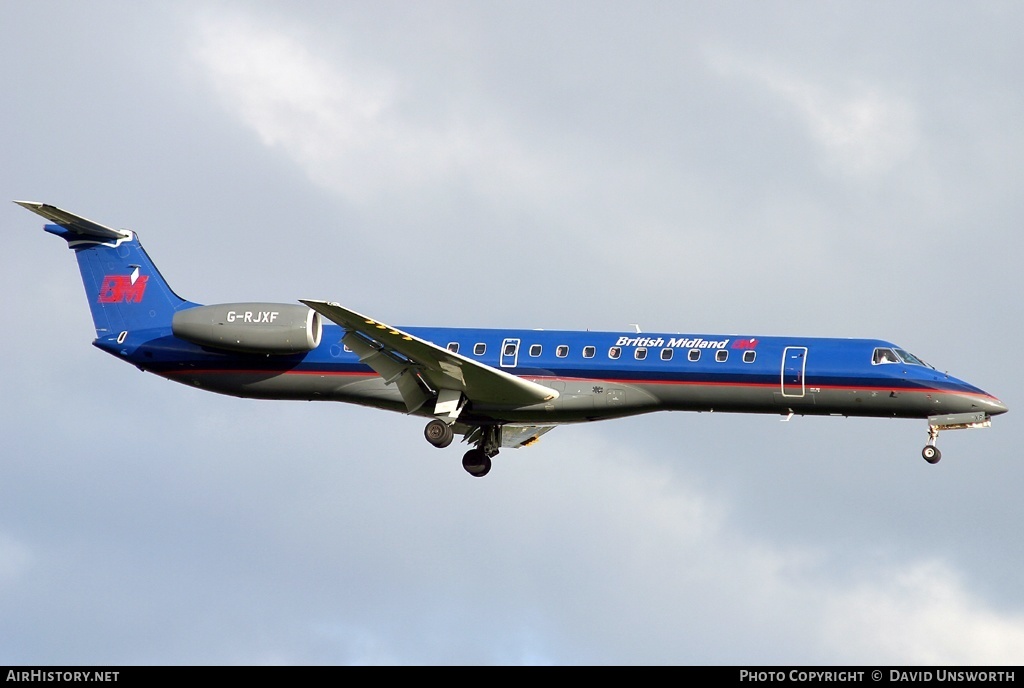 Aircraft Photo of G-RJXF | Embraer ERJ-145EP (EMB-145EP) | British Midland Airways - BMA | AirHistory.net #125871