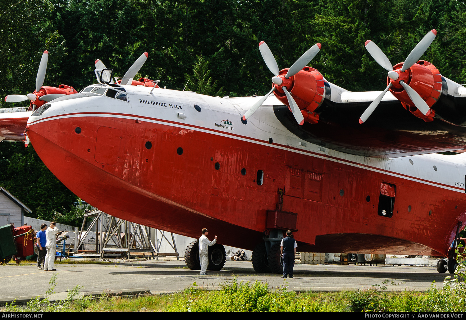 Aircraft Photo of C-FLYK | Martin JRM-3(AT) Mars | TimberWest | AirHistory.net #126010