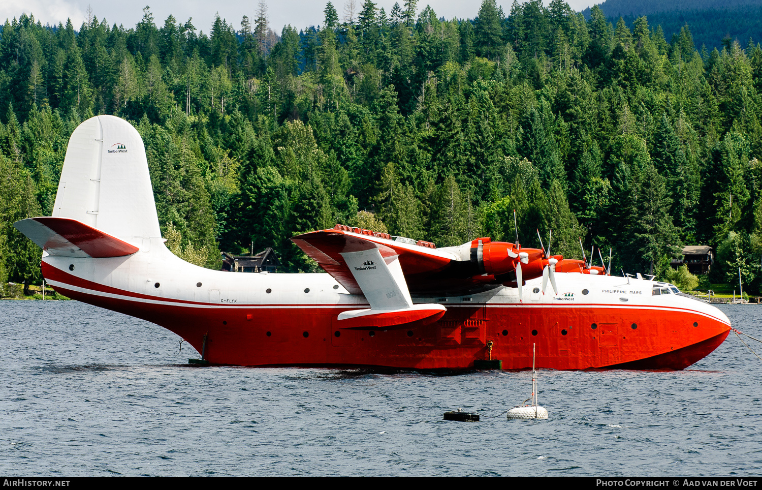 Aircraft Photo of C-FLYK | Martin JRM-3(AT) Mars | TimberWest | AirHistory.net #126012