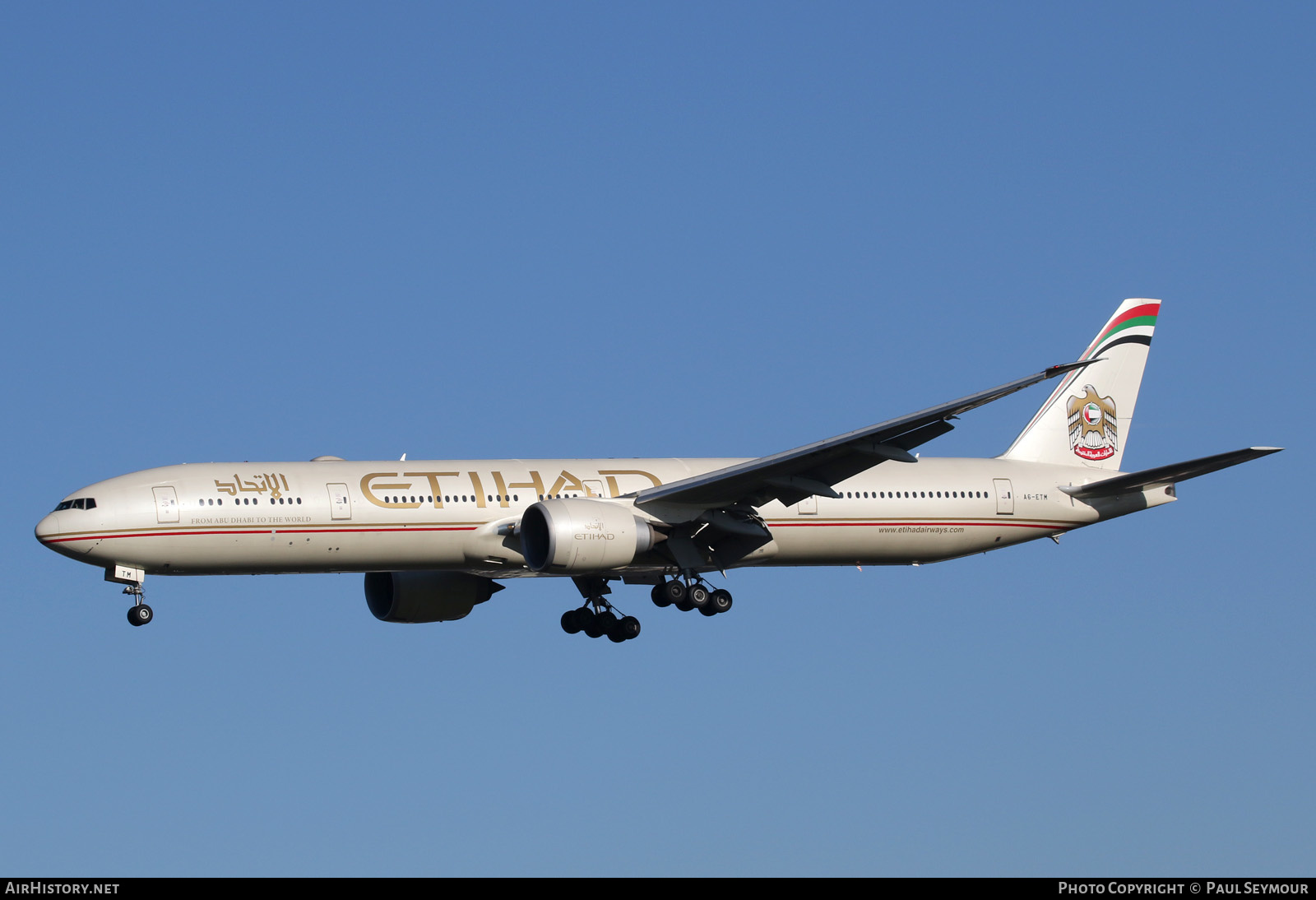 Aircraft Photo of A6-ETM | Boeing 777-3FX/ER | Etihad Airways | AirHistory.net #126044