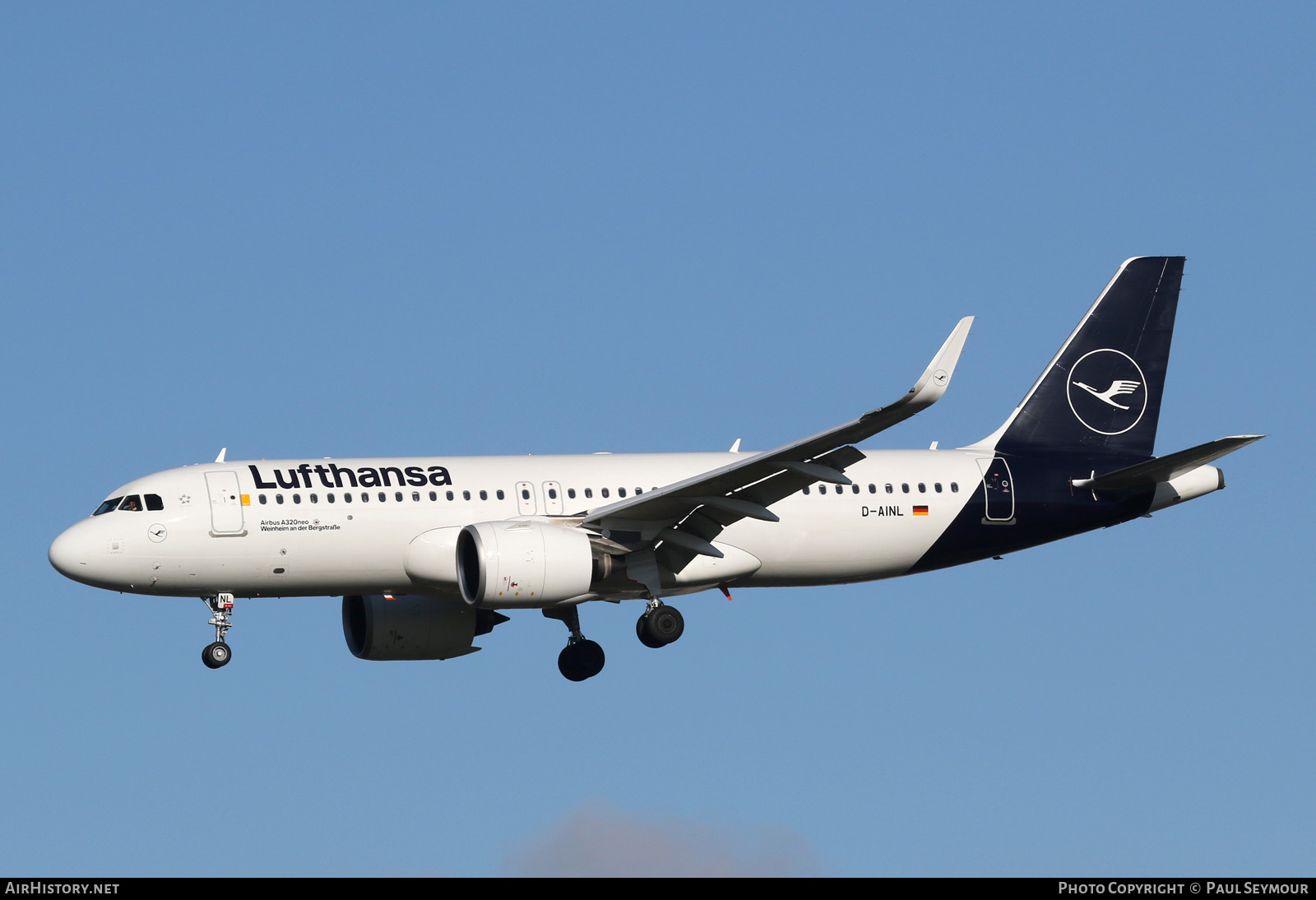 Aircraft Photo of D-AINL | Airbus A320-271N | Lufthansa | AirHistory.net #126051