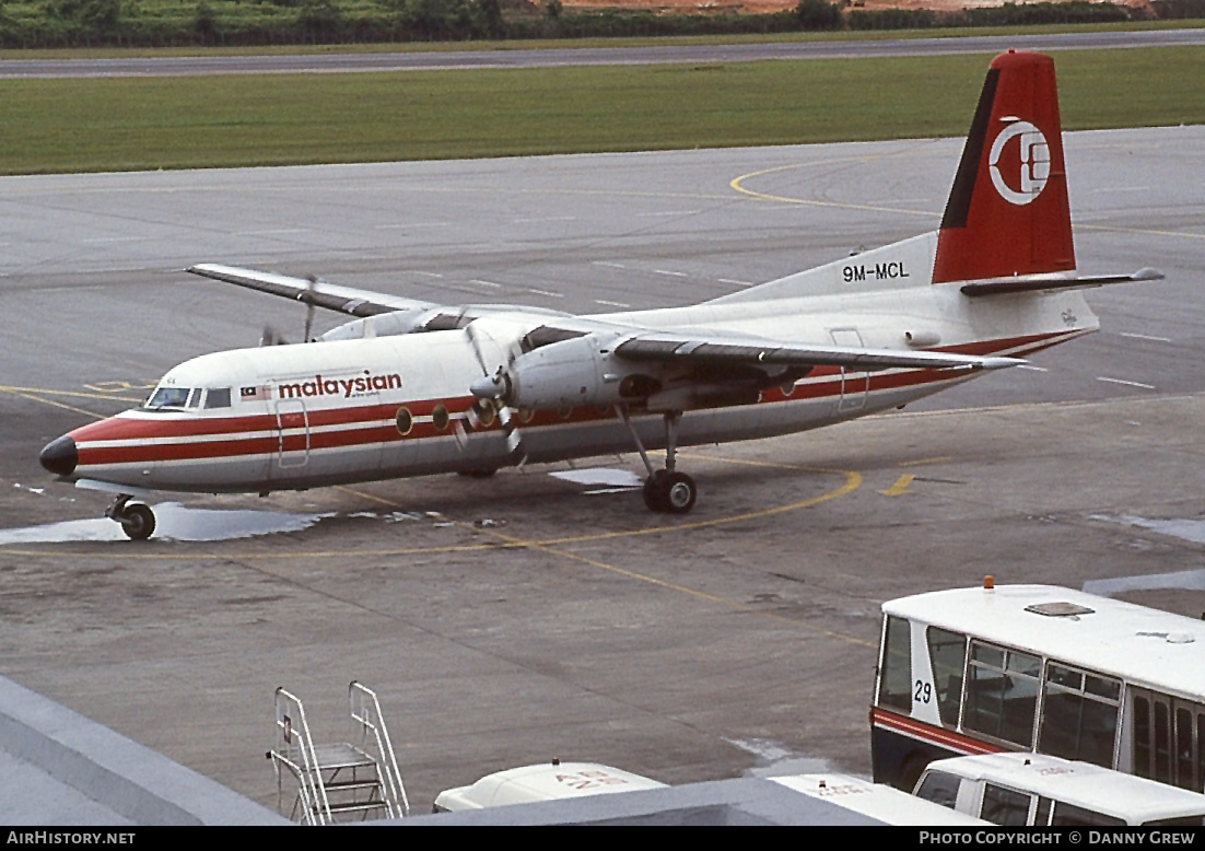 Aircraft Photo of 9M-MCL | Fokker F27-500 Friendship | Malaysian Airline System - MAS | AirHistory.net #126063
