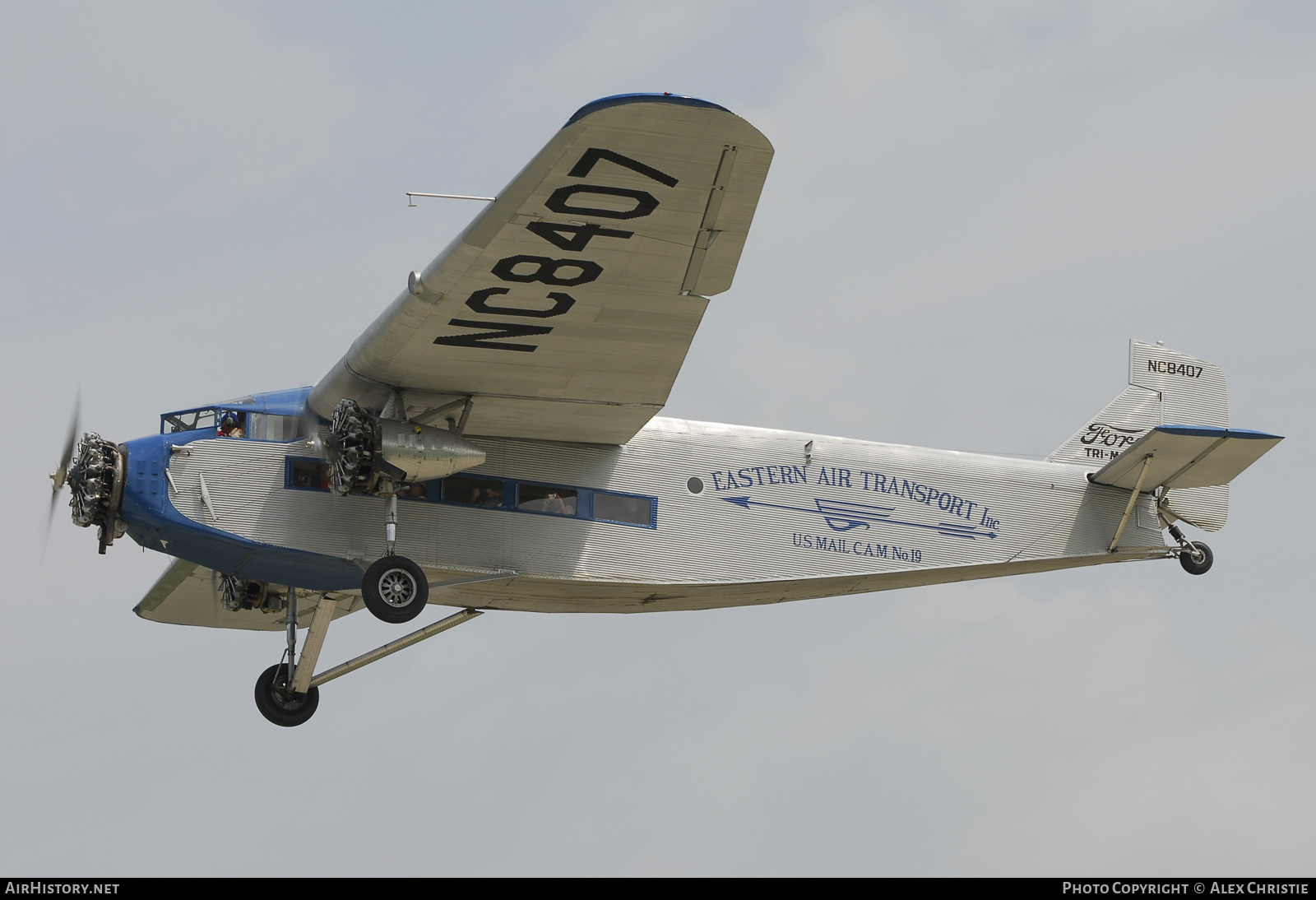 Aircraft Photo of N8407 / NC8407 | Ford 4-AT-E Tri-Motor | EAA - Experimental Aircraft Association | Eastern Air Transport | AirHistory.net #126072
