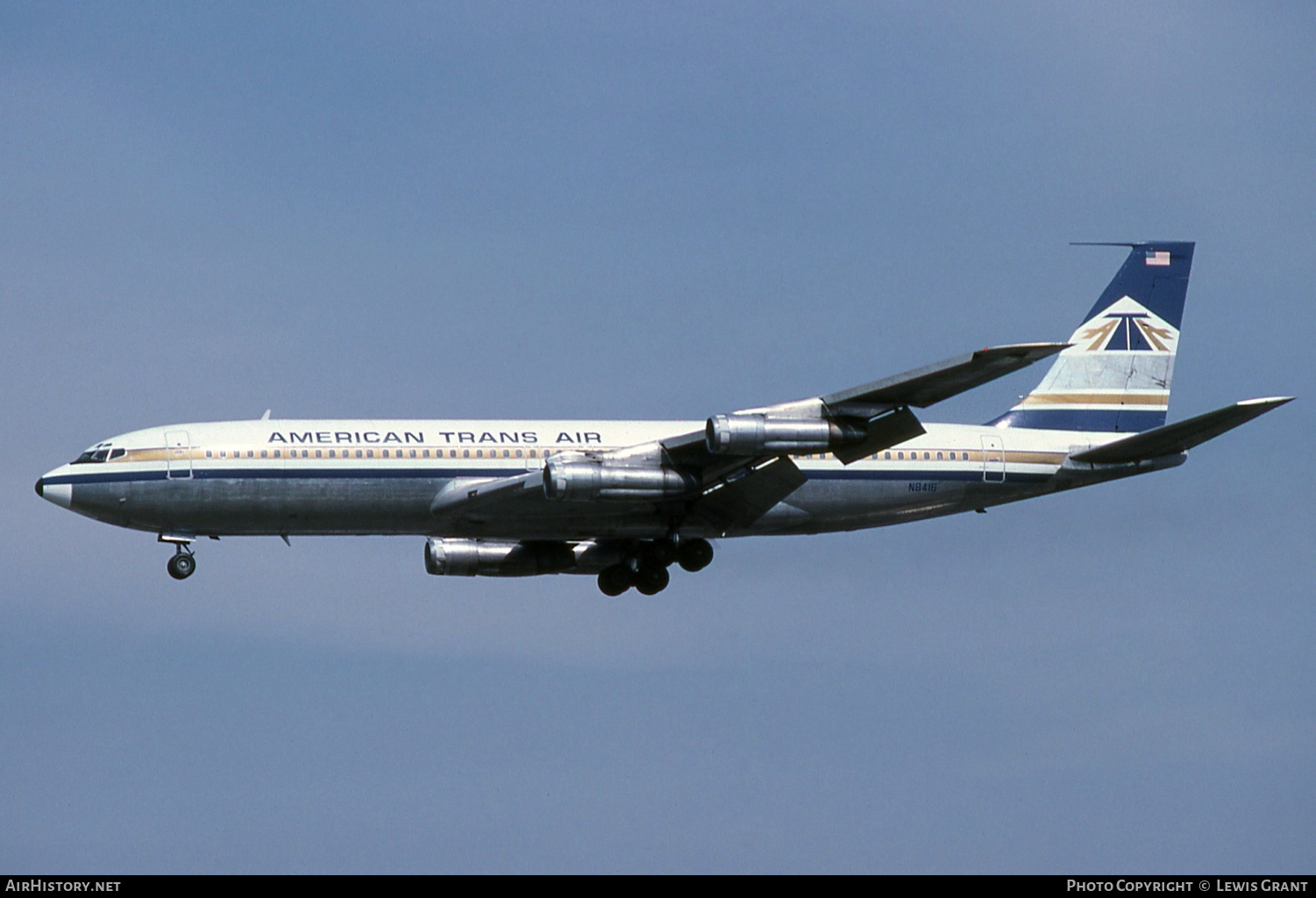 Aircraft Photo of N8416 | Boeing 707-323C | American Trans Air - ATA | AirHistory.net #126105