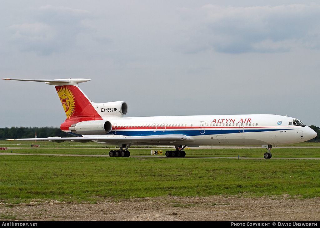 Aircraft Photo of EX-85718 | Tupolev Tu-154M | Altyn Air | AirHistory.net #126114