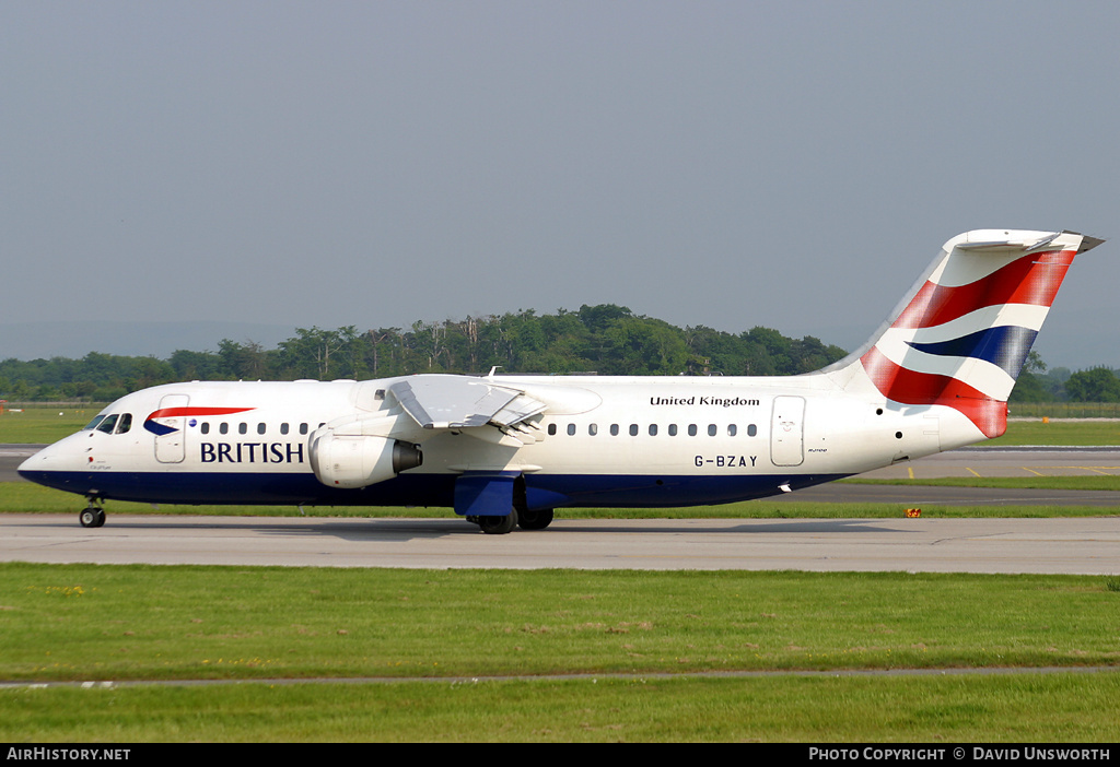 Aircraft Photo of G-BZAY | BAE Systems Avro 146-RJ100 | British Airways | AirHistory.net #126115