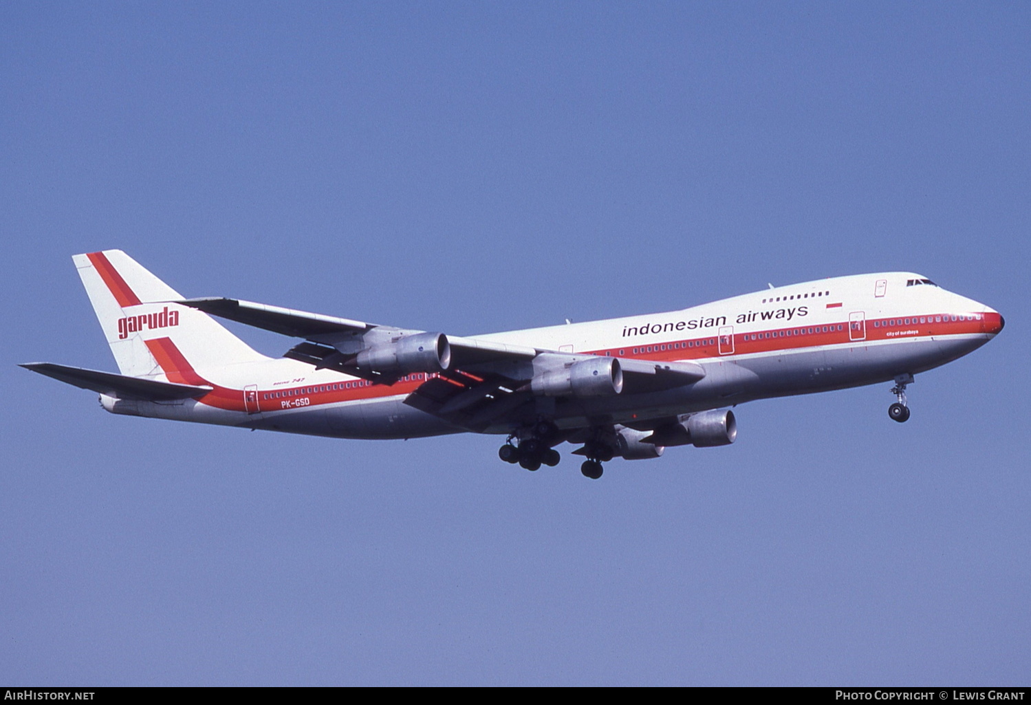 Aircraft Photo of PK-GSD | Boeing 747-2U3B | Garuda Indonesian Airways | AirHistory.net #126117