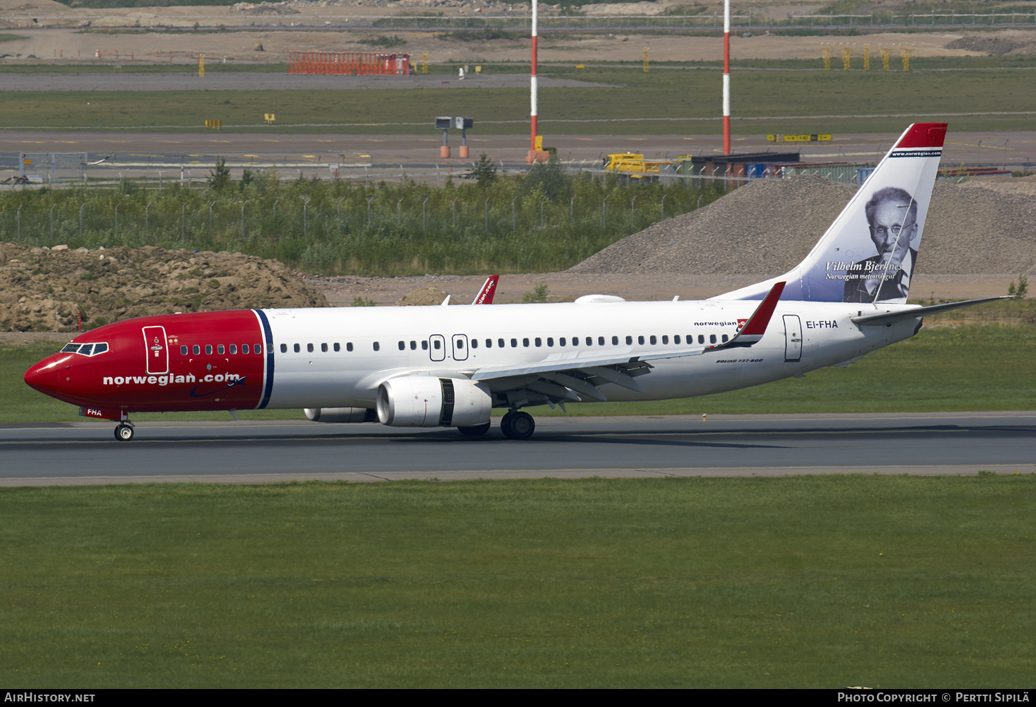 Aircraft Photo of EI-FHA | Boeing 737-8JP | Norwegian | AirHistory.net #126120