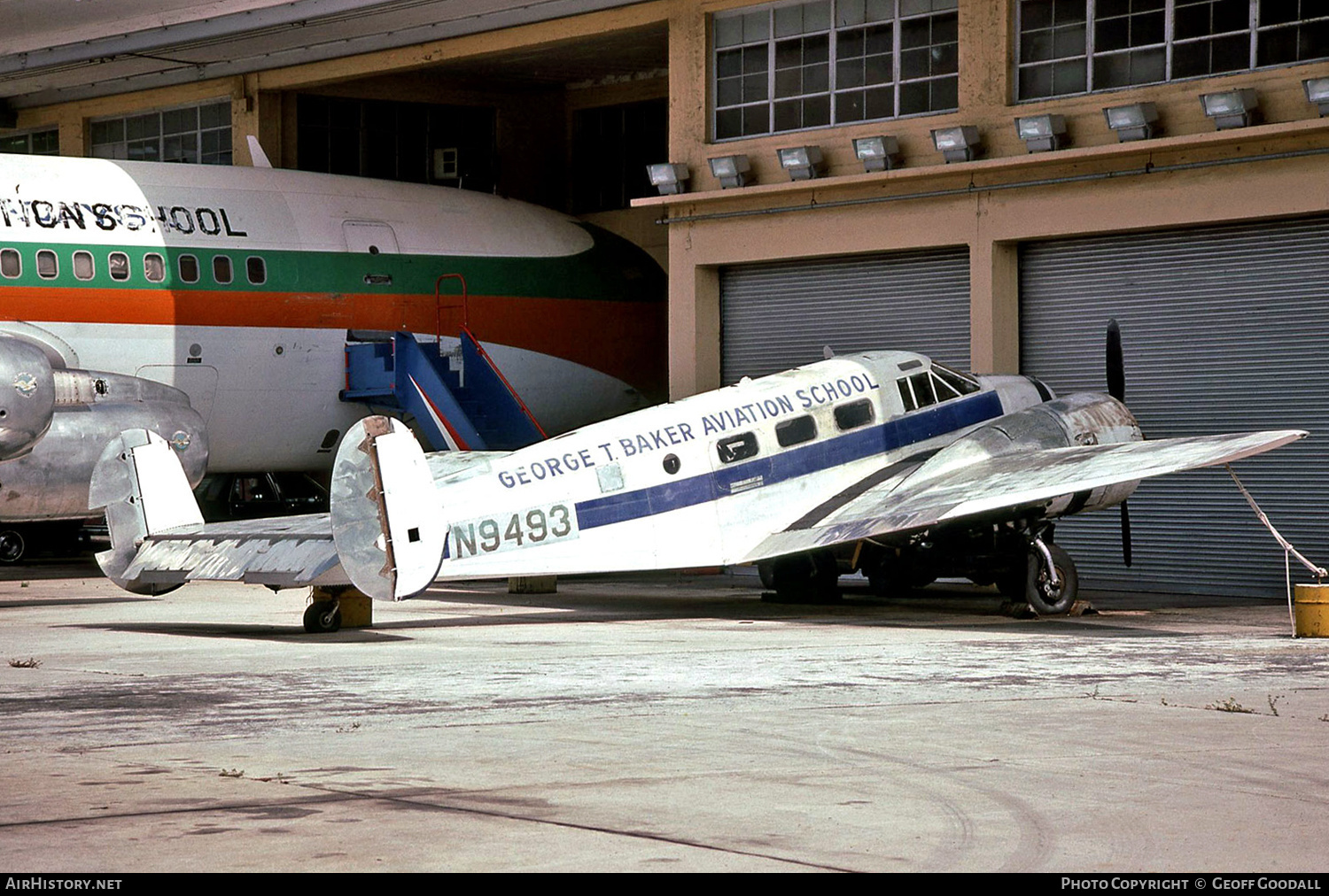 Aircraft Photo of N9493 | Beech UC-45J Expeditor | George T. Baker Aviation School | AirHistory.net #126139