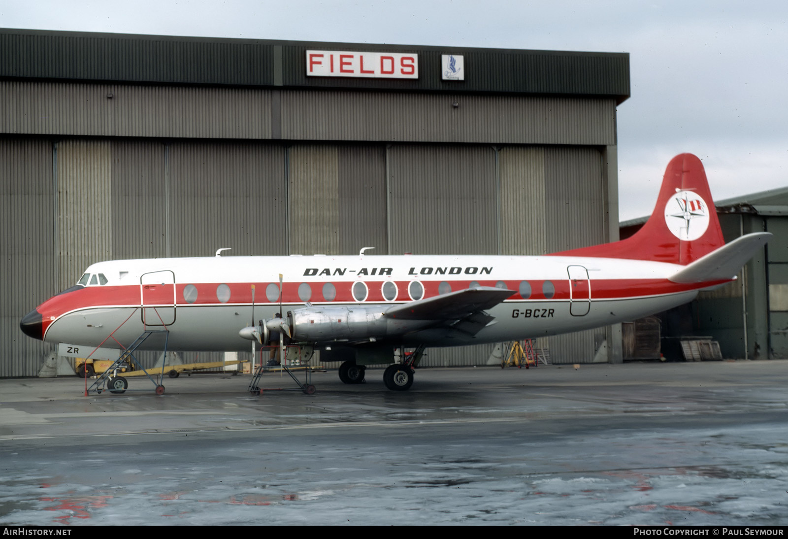Aircraft Photo of G-BCZR | Vickers 838 Viscount | Dan-Air London | AirHistory.net #126199