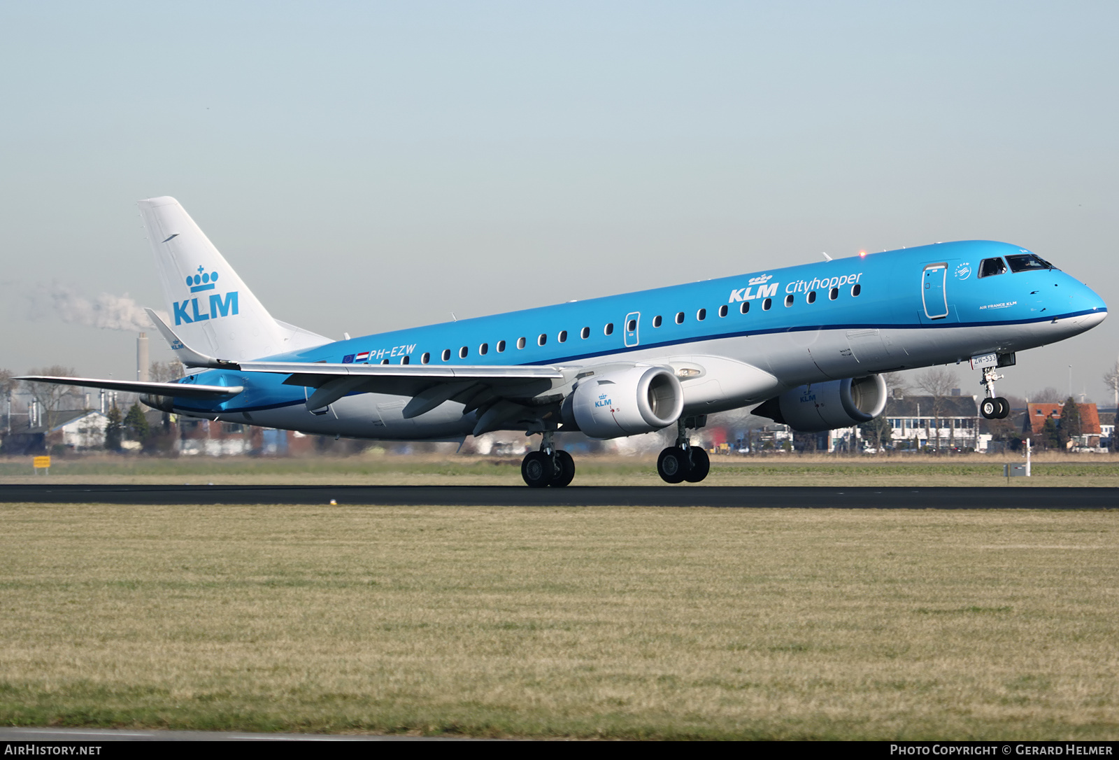 Aircraft Photo of PH-EZW | Embraer 190STD (ERJ-190-100STD) | KLM Cityhopper | AirHistory.net #126218
