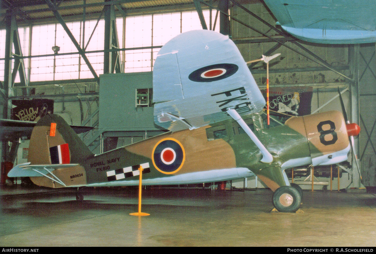 Aircraft Photo of N60634 / FK810 | Stinson AT-19 Reliant (V-77) | UK - Navy | AirHistory.net #126231