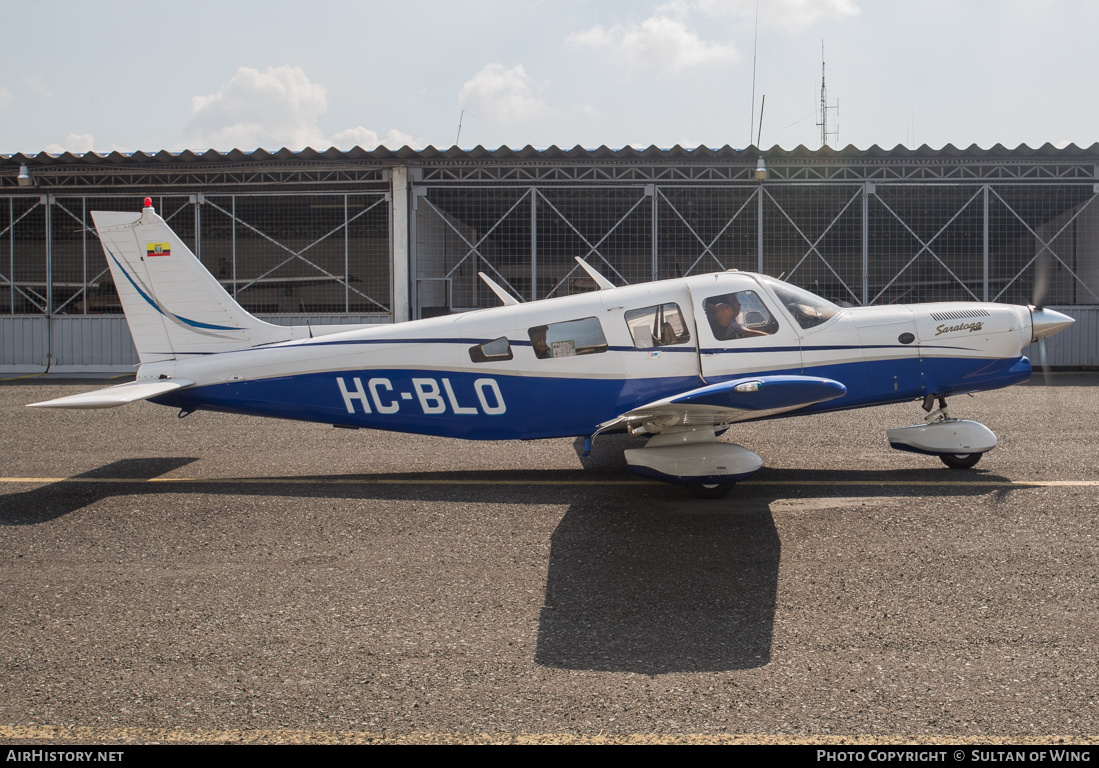 Aircraft Photo of HC-BLO | Piper PA-32-301T Turbo Saratoga | AirHistory.net #126240