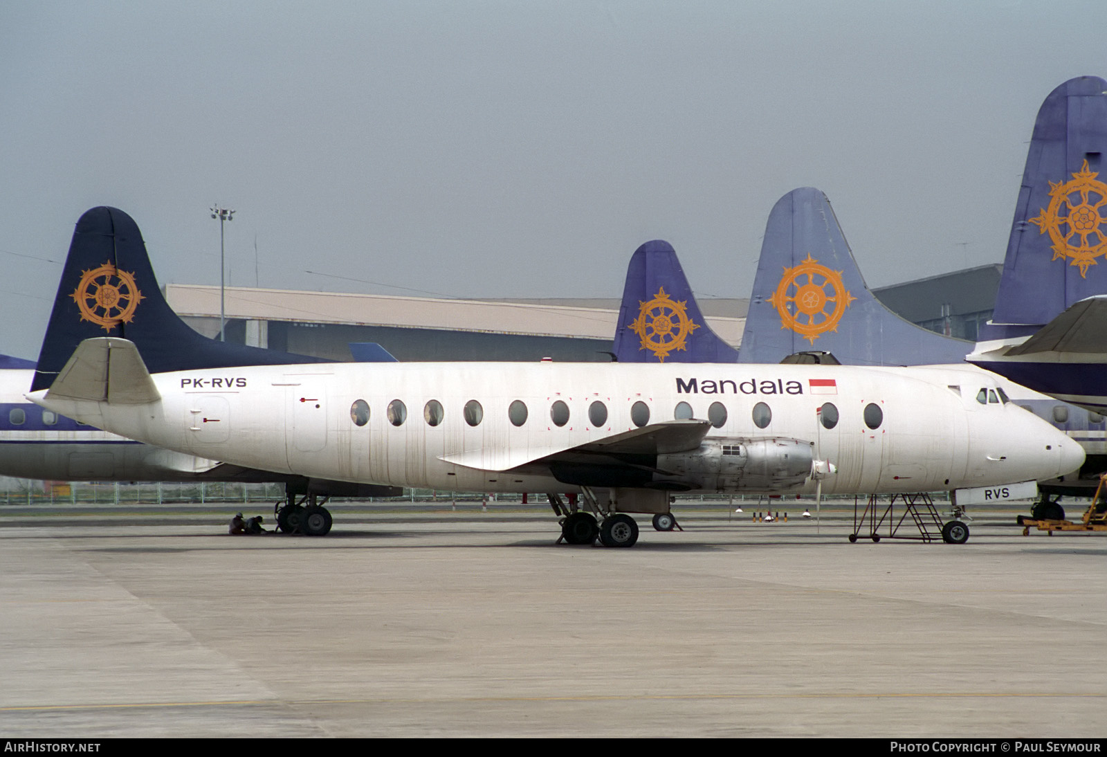 Aircraft Photo of PK-RVS | Vickers 816 Viscount | Mandala Airlines | AirHistory.net #126243