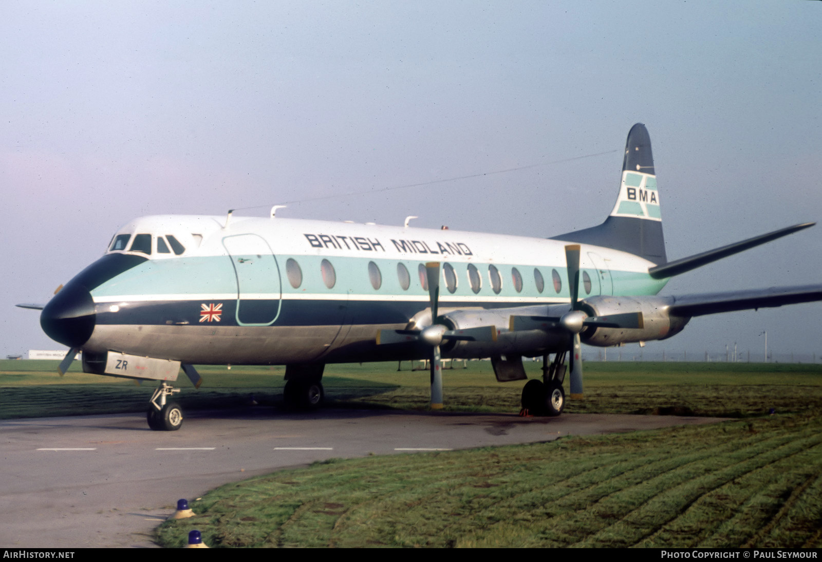 Aircraft Photo of G-BCZR | Vickers 838 Viscount | British Midland Airways - BMA | AirHistory.net #126250