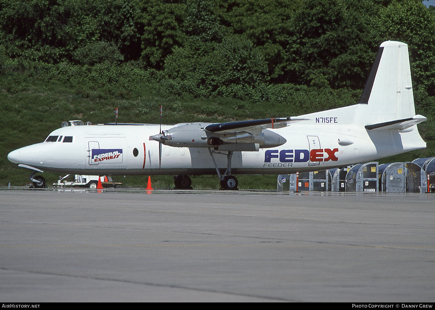Aircraft Photo of N715FE | Fokker F27-500F Friendship | FedEx Feeder | AirHistory.net #126259