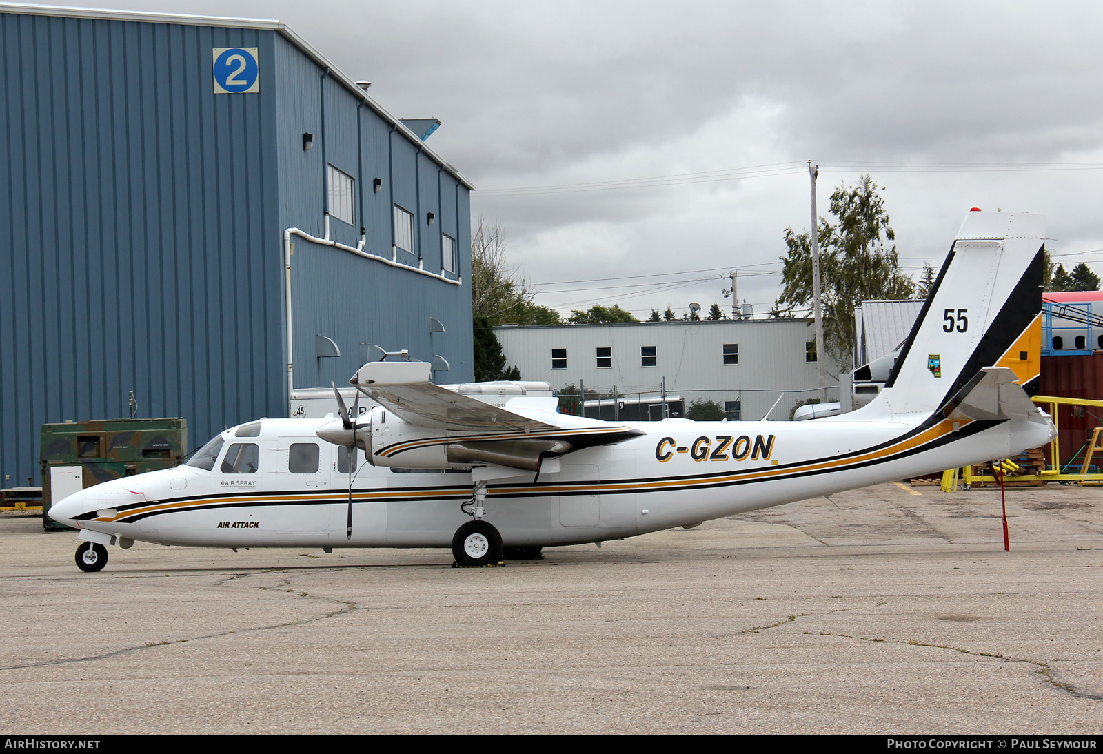 Aircraft Photo of C-GZON | Aero Commander 690 Turbo Commander | Air Spray | AirHistory.net #126269