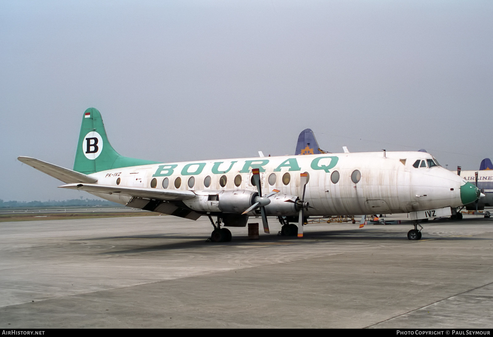 Aircraft Photo of PK-IVZ | Vickers 843 Viscount | Bouraq Indonesia Airlines | AirHistory.net #126275