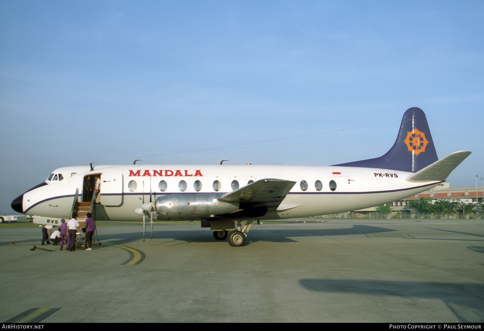 Aircraft Photo of PK-RVS | Vickers 816 Viscount | Mandala Airlines | AirHistory.net #126287