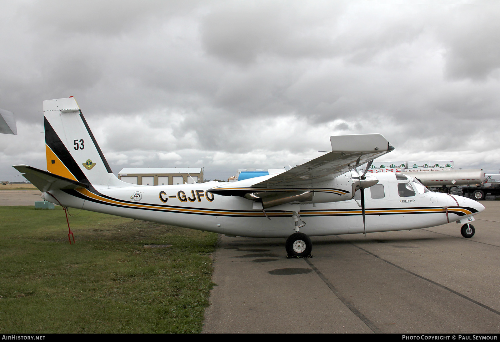 Aircraft Photo of C-GJFO | Aero Commander 690 Turbo Commander | Air Spray | AirHistory.net #126288