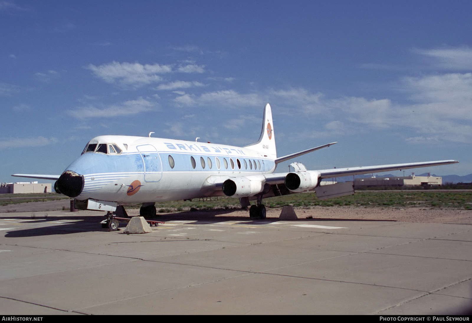 Aircraft Photo of 4X-AVG | Vickers 831 Viscount | Arkia Israeli Airlines | AirHistory.net #126293