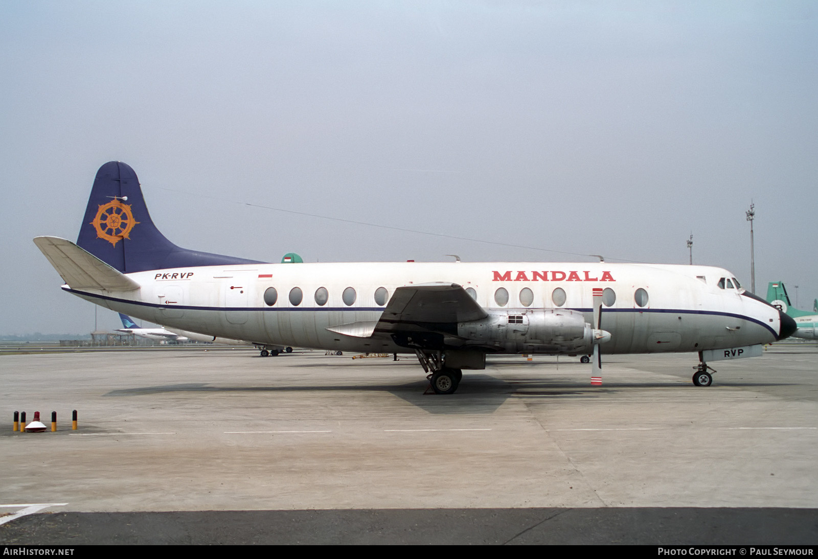Aircraft Photo of PK-RVP | Vickers 832 Viscount | Mandala Airlines | AirHistory.net #126300