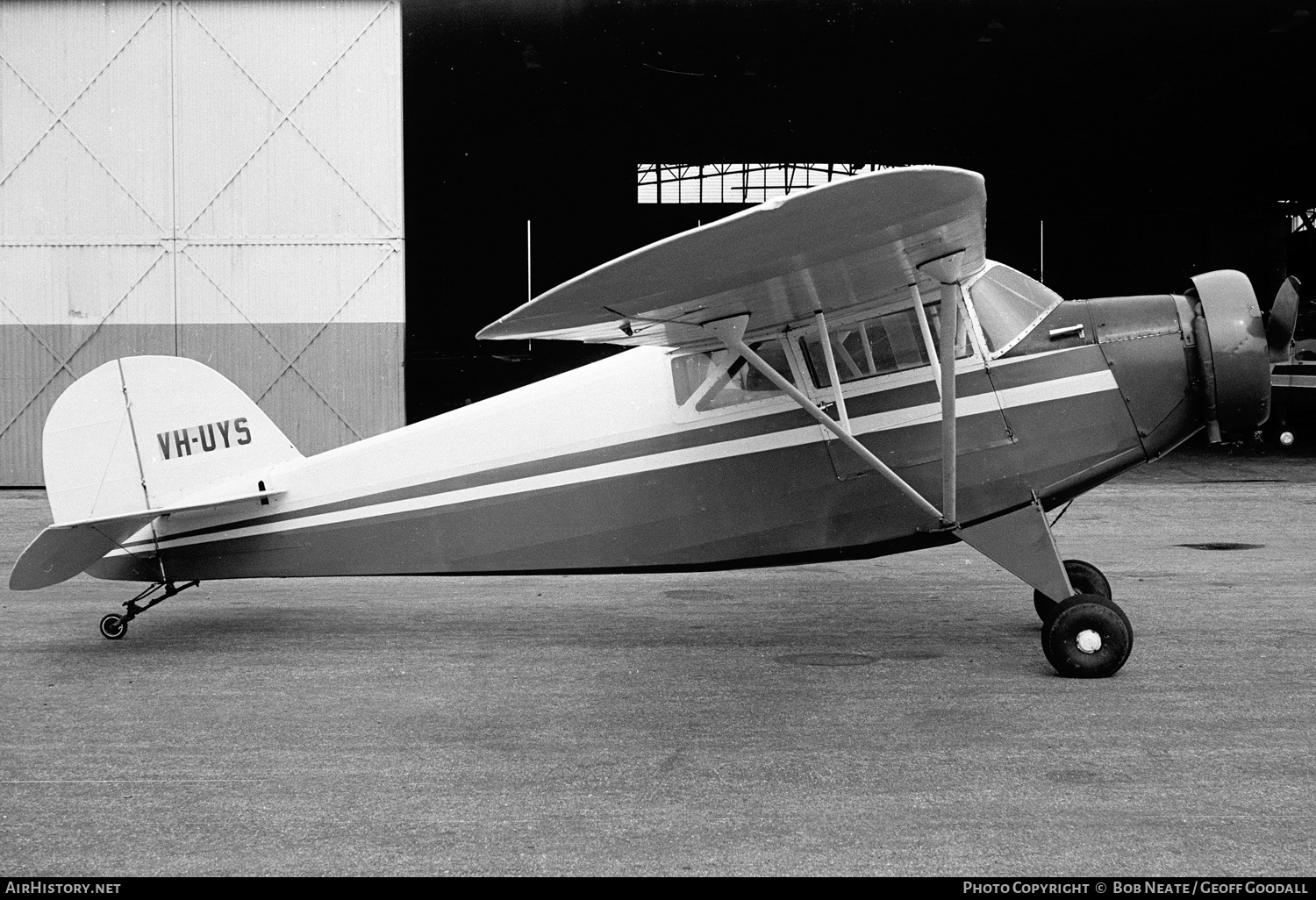 Aircraft Photo of VH-UYS | Rearwin 9000-L Sportster Deluxe | AirHistory.net #126371