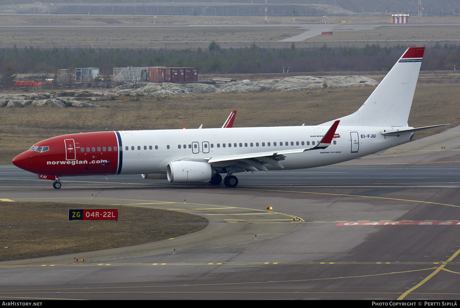 Aircraft Photo of EI-FJU | Boeing 737-8JP | Norwegian Air Shuttle | AirHistory.net #126405