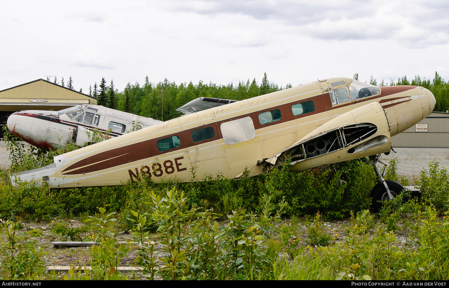 Aircraft Photo of N888E | Beech C-45G Expeditor | Alaska Aeronautical Industries | AirHistory.net #126409
